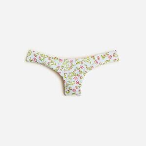 J. Crew Curved Waist Cheeky Bikini Bottom‎ in Cloud Meadow Floral Size M NWT